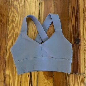 ALO yoga emulate bra in purple dusk